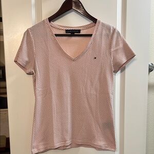 Tommy Hilfiger Pink Fitted Short Sleeve T-Shirt